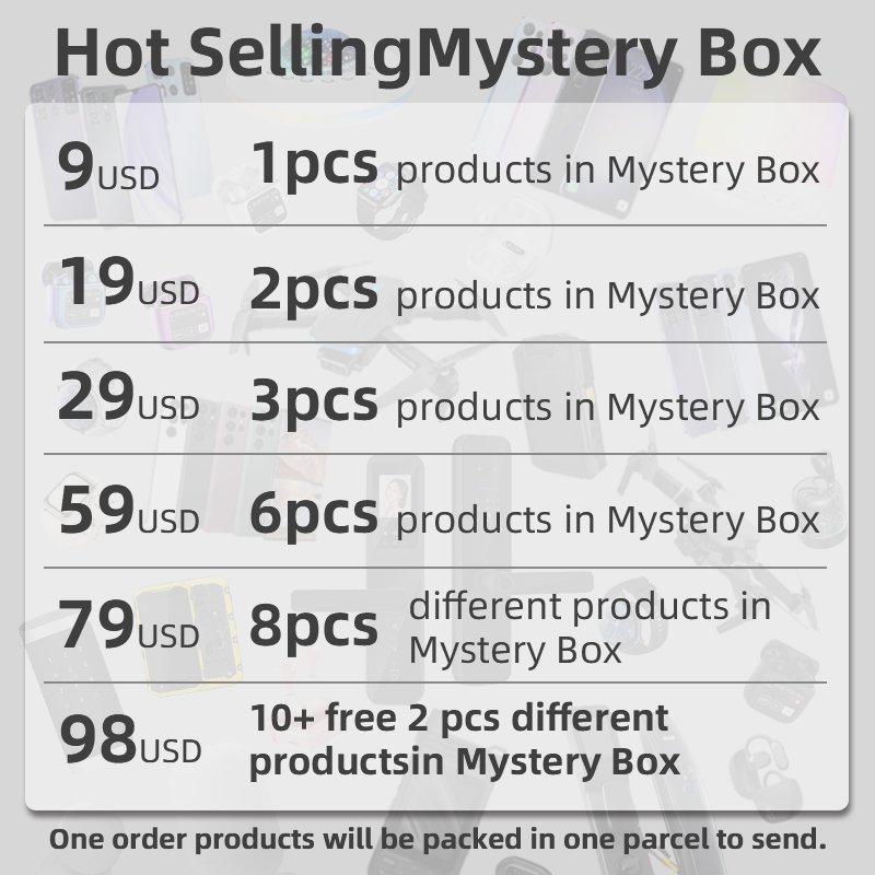 2024 Smart Watches Lucky Mystery Wireless One Piece Blind Surprise Large Electronic Mystery Box